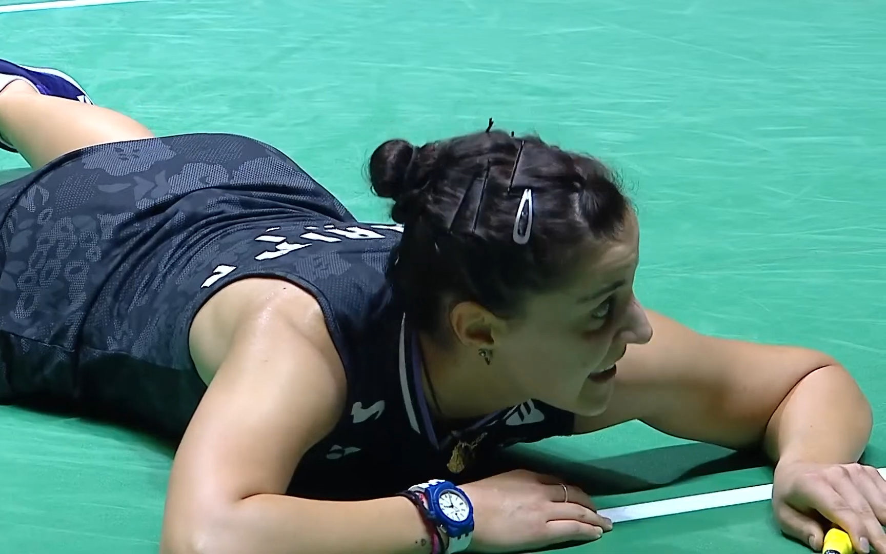 关于法国羽毛球队血洗英格兰羽毛球队，马琳高光表现的信息